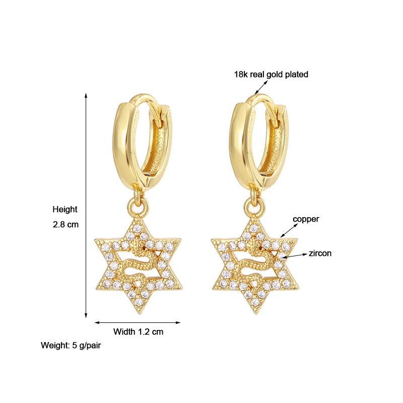 Европейские и американские винтажные серьги из стерлингового серебра 925 пробы с подвеской в виде змеиного сердца и цирконием для женщин и девочек