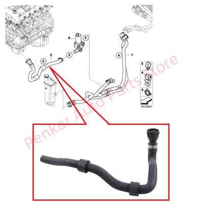 64213416609 Шланг впускного и водяного клапана двигателя для BMW X3 E83