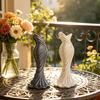 3D Printed Fishtail Dress Vase, Decorative Plastic Flower Vase, Flower Holder Container for Home Office Living Room Table Centerpiece