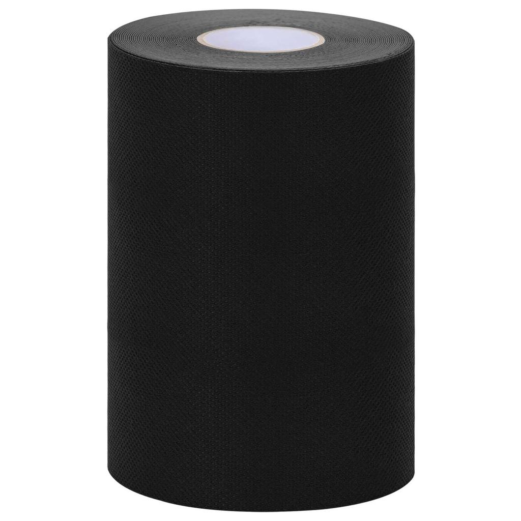 Self Adhesive Artificial Grass Tape Black 15 cm x 10 m Non Woven Fabric