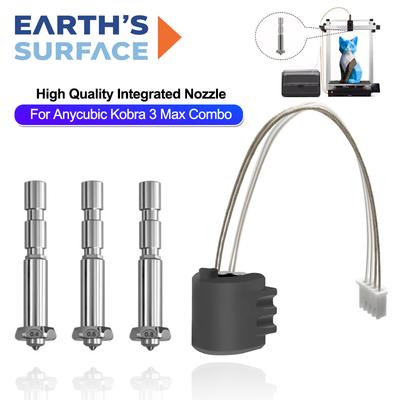 Для Anycubic Kobra3 Max Combo Hotend Сопла Сборка Головки Принтера с соплом 0,4/0,6/0,8 мм для 3D-принтера Anycubic Аксессуары