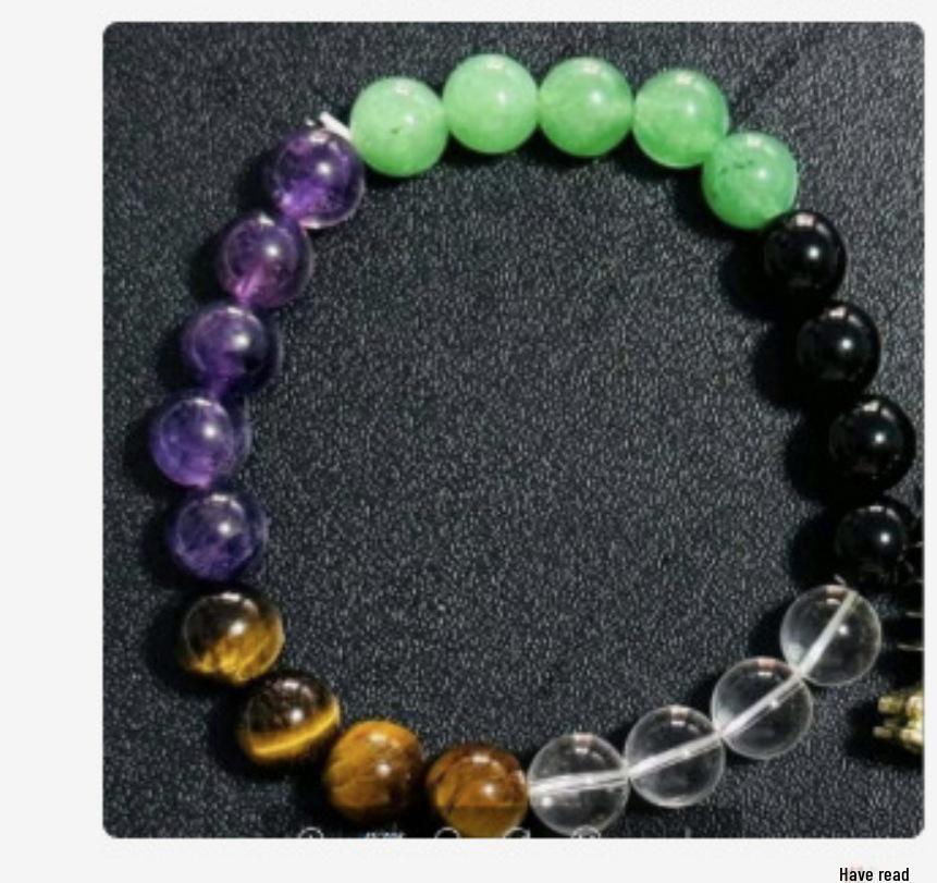 Трансграничный браслет-шарм с совой из бусин с лазуритом, агатом, вулканическим камнем и голубой бирюзой