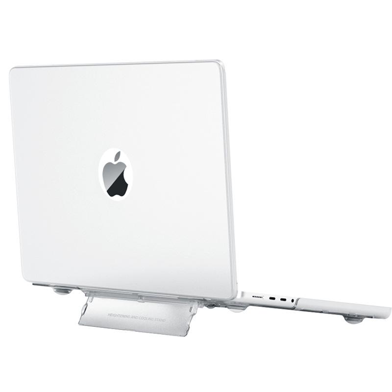 Защитный чехол-книжка из матового кристалла с подставкой для Apple MacBook Neo 13/14.2/15 Pro/Air