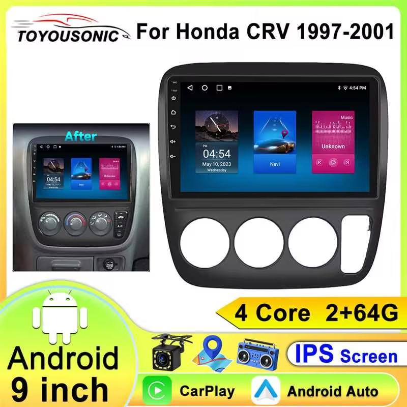 For Honda Civic 2000-2006 LHD 2 Din Android Car Radio Multimedia Video Player GPS Navigation Carplay Head Unit