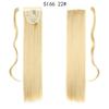 LISI HAIR Long Straight Wrap Around Clip In Ponytail Hair Extension Heat Resistant Synthetic  Pony Tail Fake Hair
