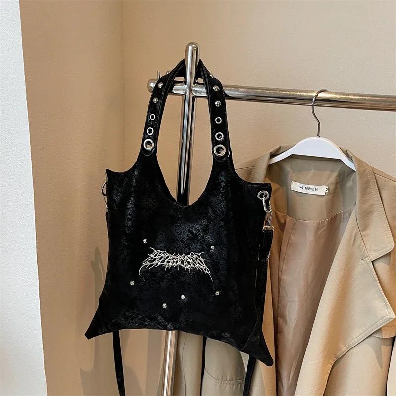 Высококачественная Милая Крутая Горячая Подмышечная Стильная Сумка через Плечо Большой Вместимости Дорожная Сумка с Верхней Ручкой Новая Премиальная Сумка-Тоут