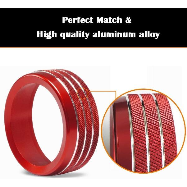 Auovo Anti-Dust Mats And Trims For Charger Accessories 2015- 6PCS Car Cup Holder Coasters Ert Center Console And 3 PCS Aluminum Alloy Air Conditioner