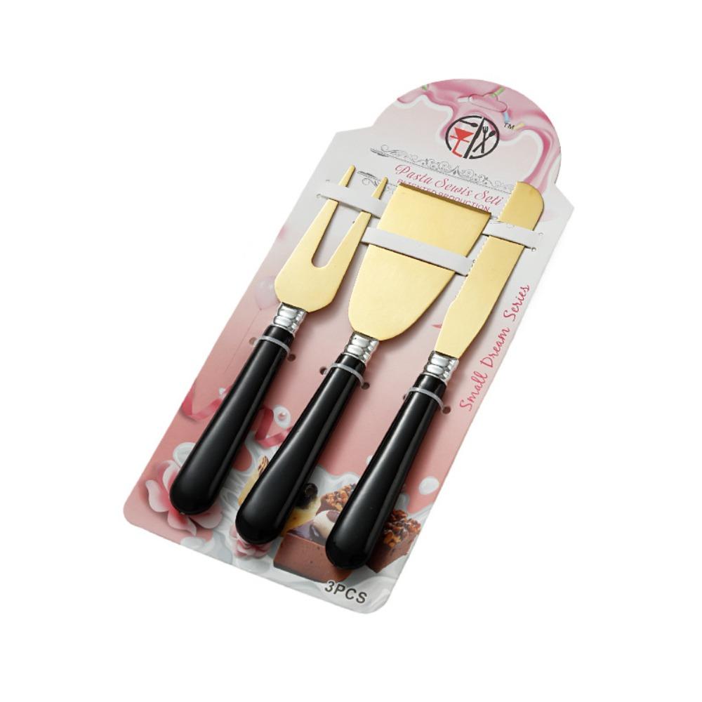 Stainless Steel Cheese Shovel Fork Set Reusable Cake Shovel Cheese Tools Dessert Knife Kitchen