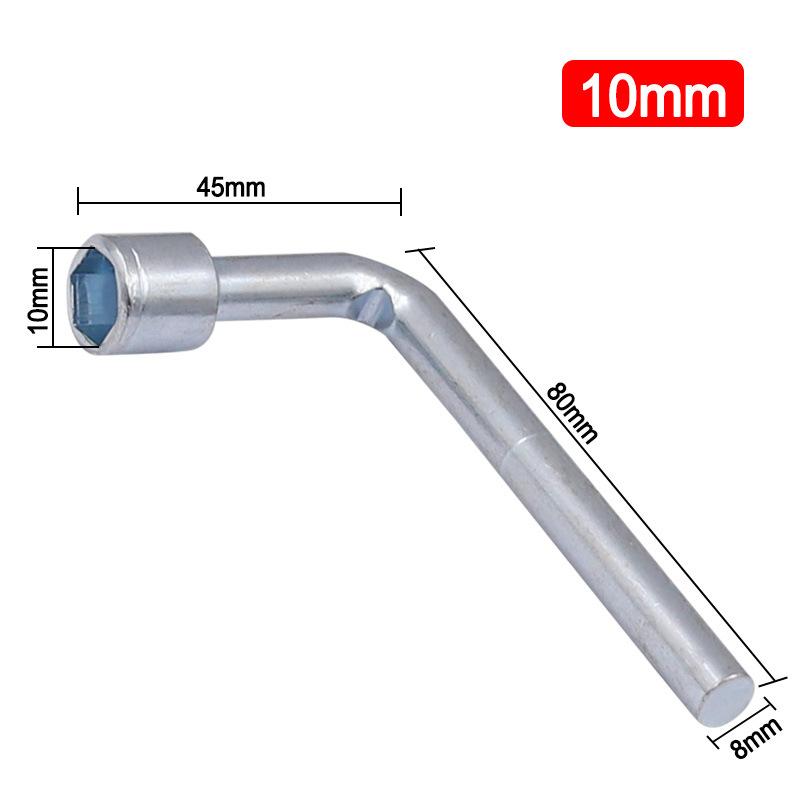 7/8/10/12/13/14mm L-Shaped Socket Wrench Hexagonal Wrench Multi Triangle Wrench Mini Socket Wrench Handheld Disassembly Tool Thread Lock3