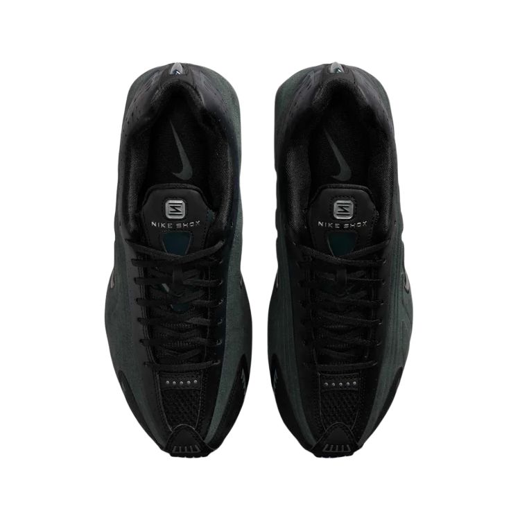 Nike Женские кроссовки Shox R4 Черный Металлик Серебристый Морские водоросли HQ7739-002