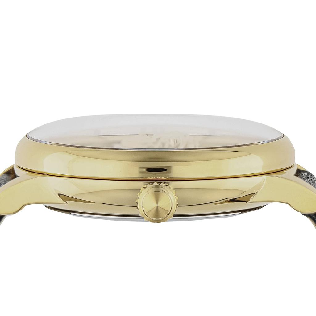 Часы LA MEDUSA La Medusa Золотой циферблат Нержавеющая сталь Сапфировое стекло Кварцевые 43MM Швейцарские часы VE2R00122 Черный [Versace] Женские [Товар]