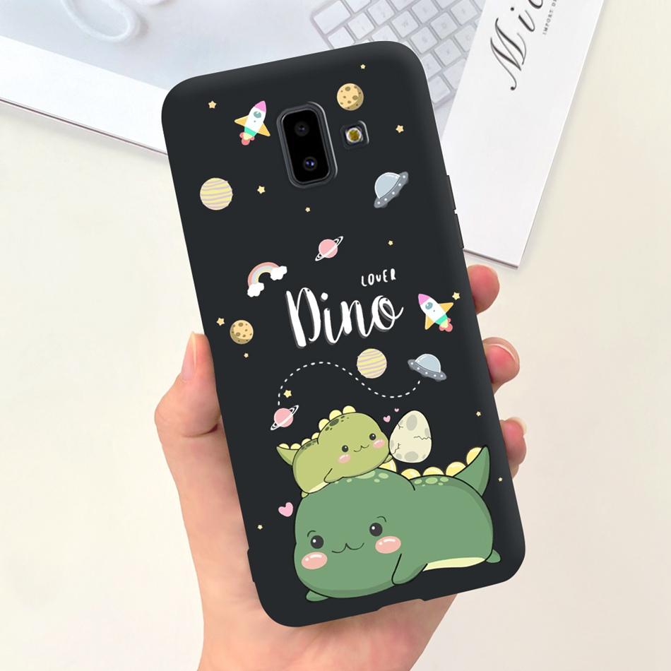 Чехол для Samsung Galaxy J6 Plus 2018 Samsung J6 (2018) J6+ J 6 J6Plus J610F J600G Милый Конфетный Цвет Мягкий Силиконовый Задний Чехол для Телефона