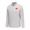 Li Ning Honor Comfortable Casual Simple Stand Collar Zipper Warm Jacket Men Jackets Light-Gray AJDV045-2
