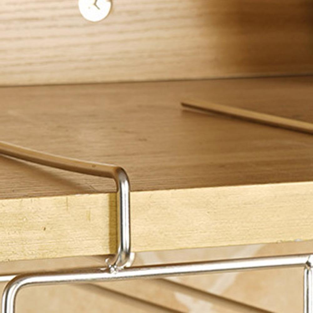 Storage Shelf Organizer Cabinet Bar Stemware Holder Cup Hanger Wine Glass Rack Hanging Rack