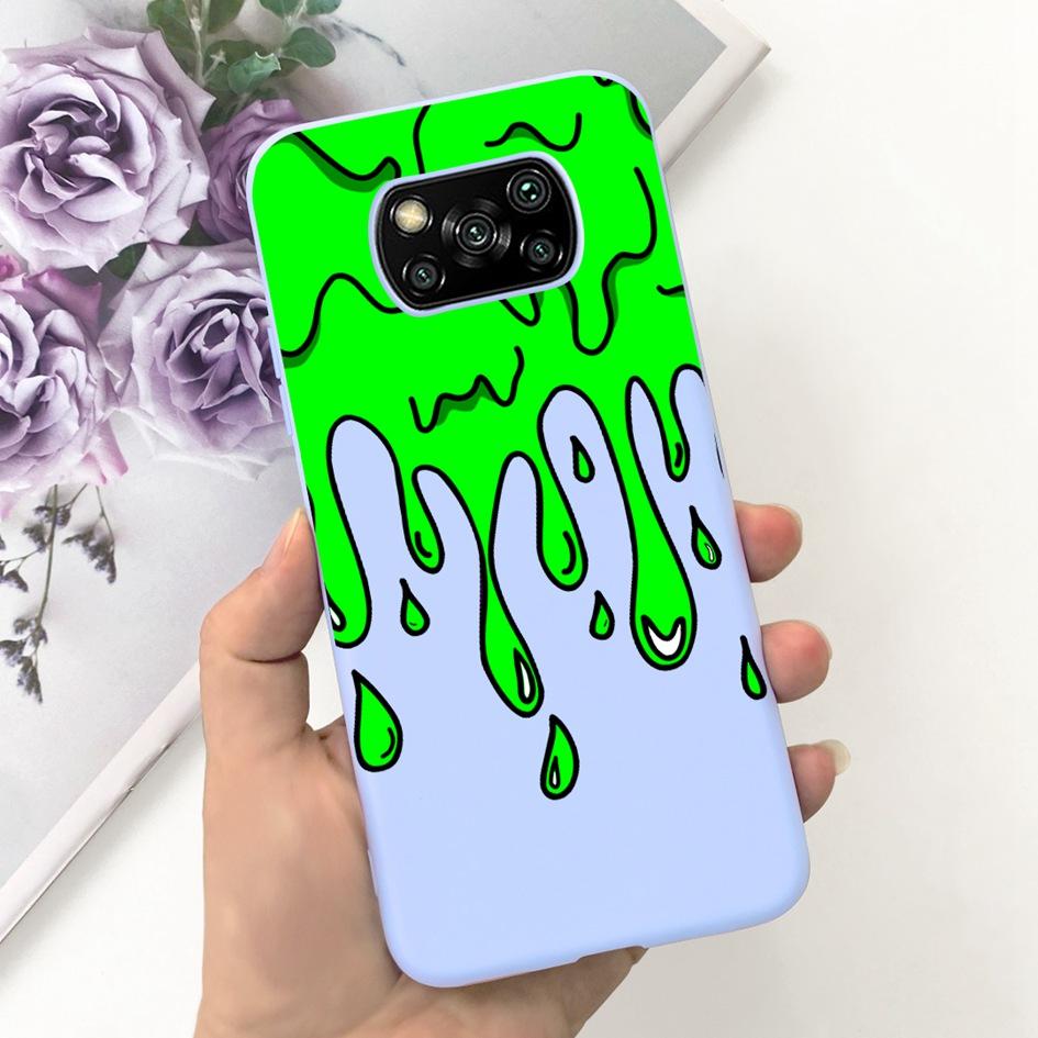 Case For Xiaomi Poco X3 Pro NFC Phone Cover Lovely Dinoaur Butterfly Silicone Soft Cases For Xiaomi Poco X3 GT X3Pro X3NFC Coque