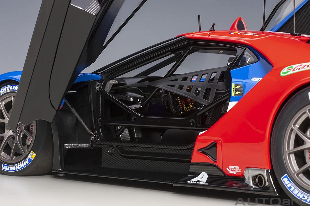 AUTOart Ford GT Le Mans 24 Hours LMGTE Pro Class Готовый продукт 81912 1/18 2019#68 Синий/Белый/Красный
