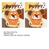 Writable Peel-off Notes 2Pcs Dachshund Message Pad Set Cute Puppy Shaped Self-Adhesive Memo Reusable Note Pads for Students Office No Residue Animal