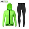 Комплекты для велоспорта WOSAWE MTB Велосипедная спортивная одежда Куртка с капюшоном Брюки с гелевой подкладкой