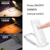 Mini Light Reading Clip Light LED Small Night Light USB Charging Adjustable Brightness Eye Protection Portable