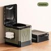 ZISIZ Portable Folding Outdoor Camping Toilet