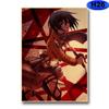 Attack On Titan Season 4 Poster Retro Kraft Paper Posters Prints Anime Decor Home Living Room Bar Art Painting Wall Stickers