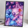 Full Round Diamond Painting Stitch and His Girlfriend Art Rhinestone Picture Mosaic DIY 5D Cross Stitch Embroidery Home Decoration