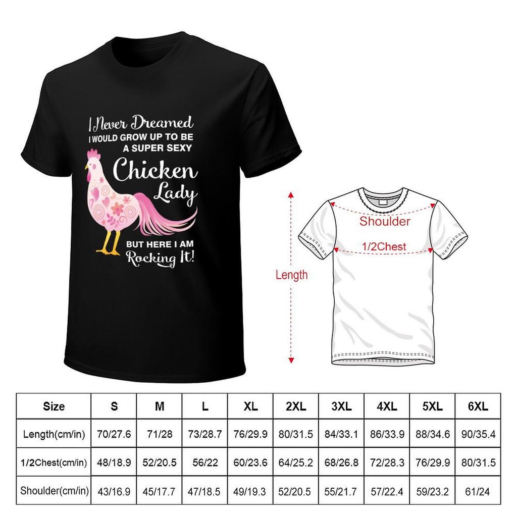 Funny Super Sexy Chicken Lady Heart Flower Art Gift T-Shirt Cheap Stuff Men'S T-Shirt