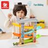 Te Bao'er Wooden Slide Track Car Set for Baby Boys - Educational Toy