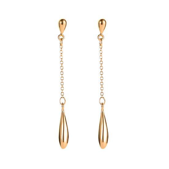 1 пара женских серег-подвесок с длинной кисточкой, в форме капли воды, полированные, однотонные, легкие, висячие, для выпускного вечера, вечеринки, свадьбы