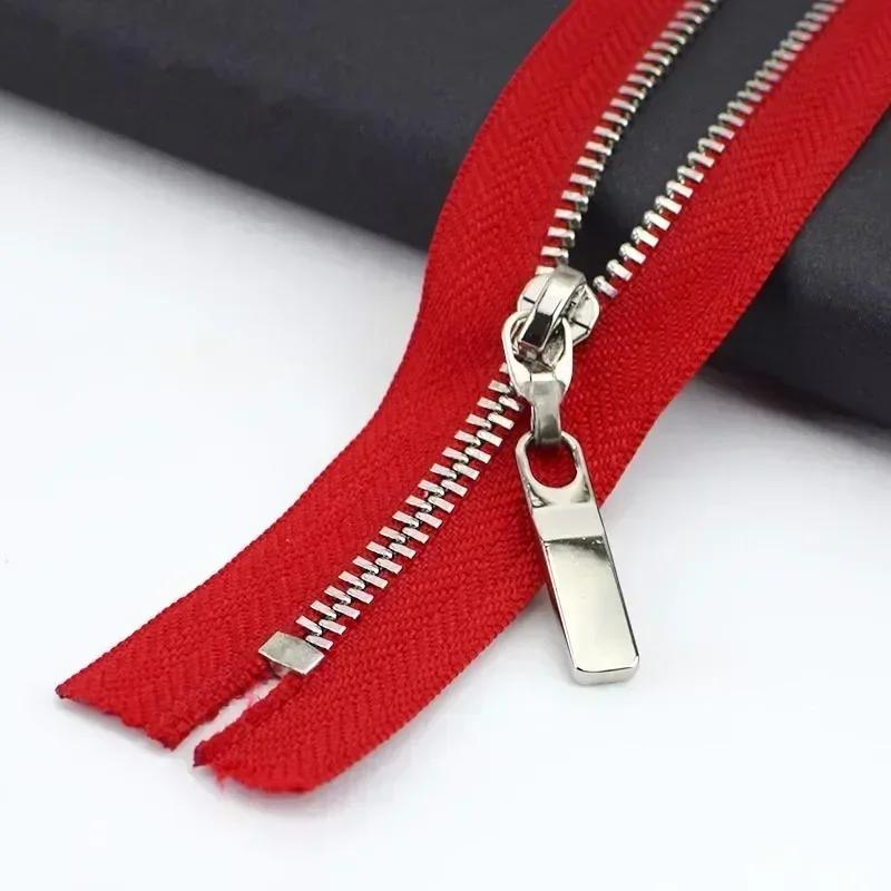 5/10 шт. №3 15-30 см Металлическая молния с закрытым концом для кошелька, сумочки, декоративная молния-застежка на одежду, карманы, аксессуар для шитья DIY