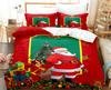 Christmas Quilt Cover Bedding Set Duvet Comforter Pillow Case Twin Queen King Double Full Single 3PCS Bedroom Decor Women Gift