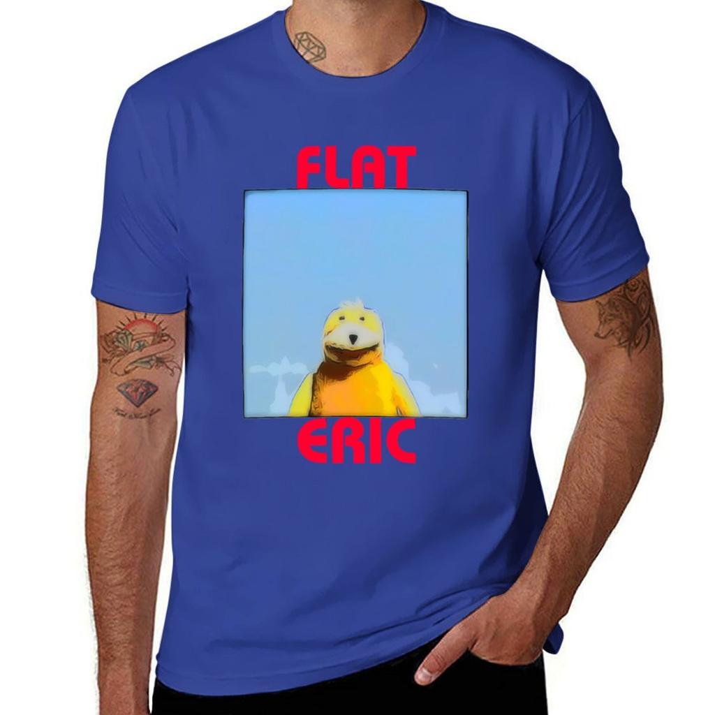 Футболка Flat Eric смешные костюмы спортивные фанаты кроссвит футболка мужская приталенные футболки для мужчин