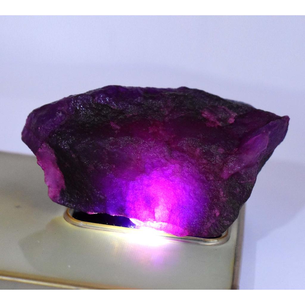 161 Ct CERTIFIED Natural Purple Tanzanite Uncut Huge Rough Loose Gemstone