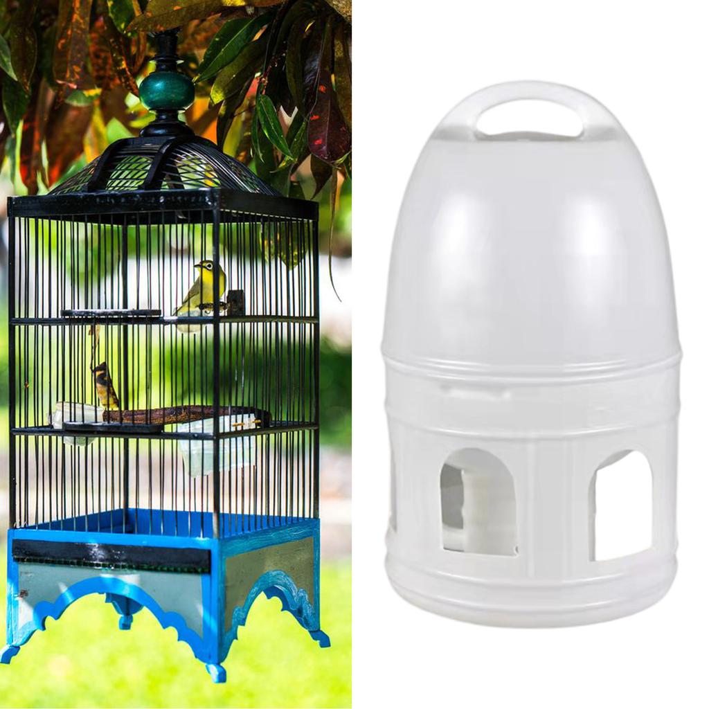 10L Large Capacity Bird Waterer Automatic Drinking Fountain for Parakeets Doves and Pigeons with Easy Refill Design