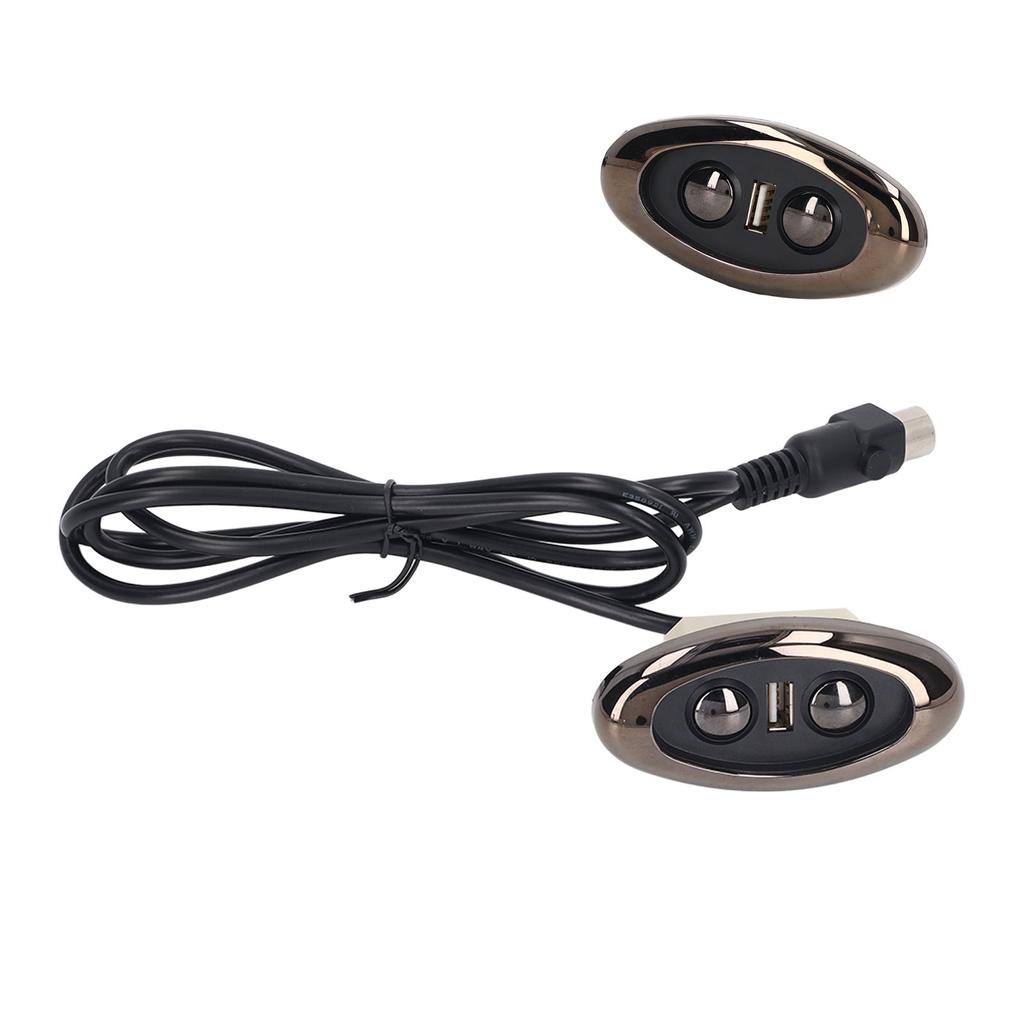 Electric Sofa Controller LED Backlight Single USB Charging Port 5 Pin Electric Recliner Switch for