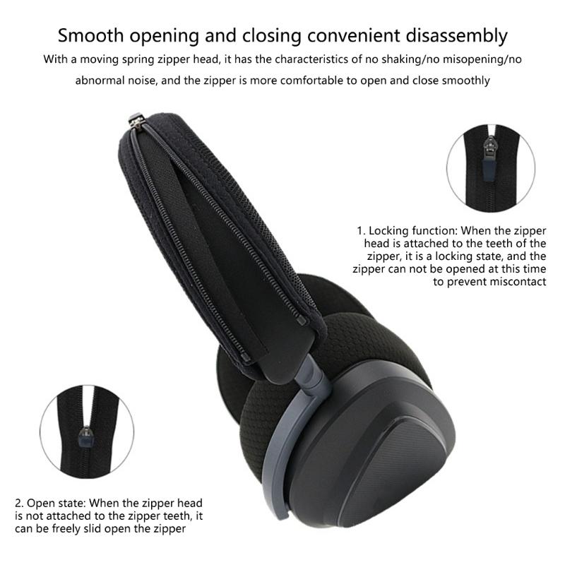 Чехол на оголовье Защита дуги наушников для гарнитур ROG II Дышащая сетчатая ткань Защита оголовья