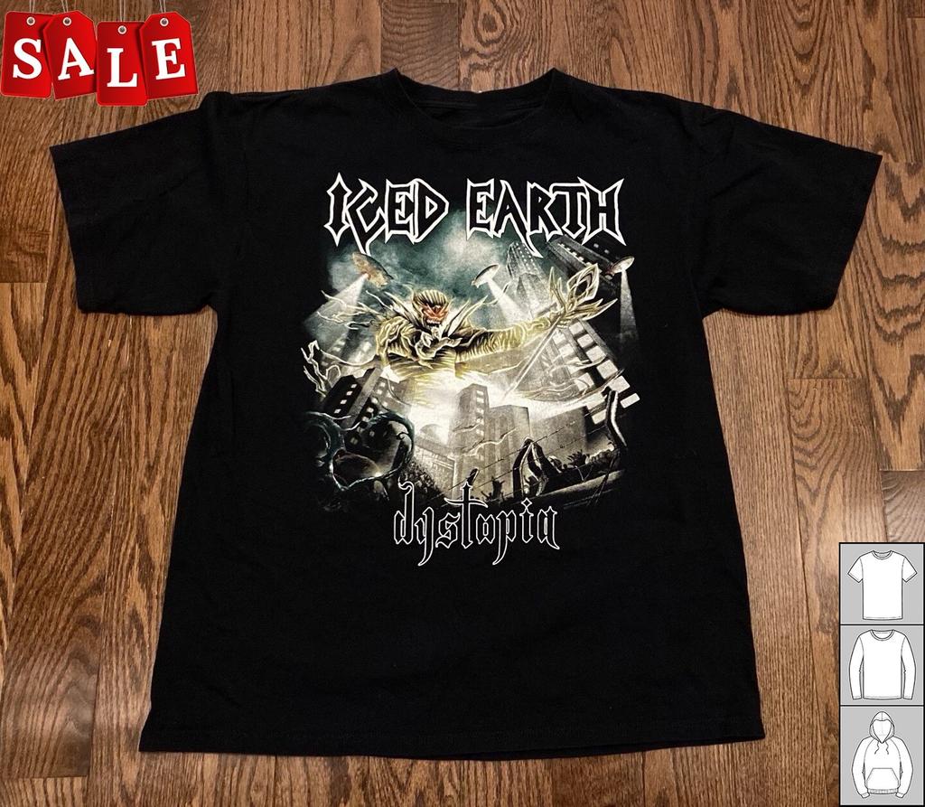 Hot Iced Earth Dystopia Gift For Fans Unisex All Size Tee JM290