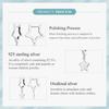 WOSTU 925 Sterling Silver Double Star Dangle Hoop Earrings For Women Punk Geometric Star Pendant Earrings Minimalist Jewelry