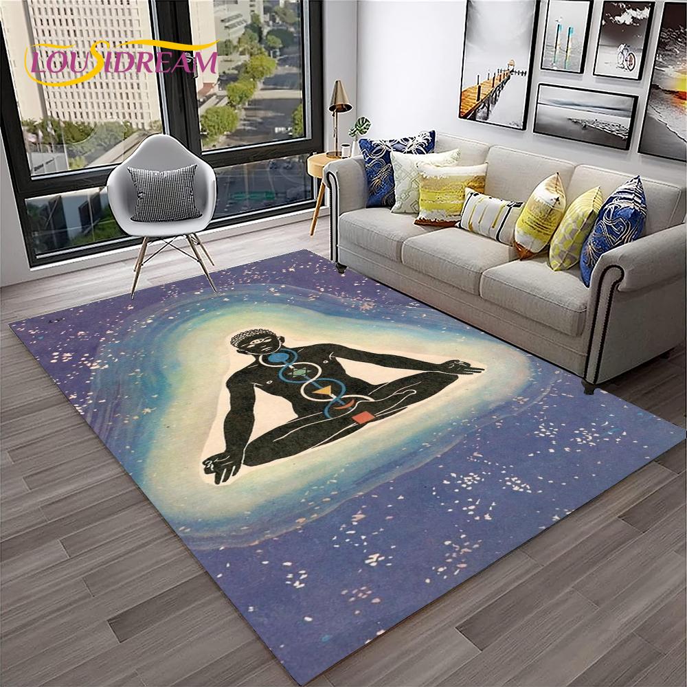 Naturalize Yoga Meditation Rainbow 7 Chakra Soft Carpet Rug для дома, гостиной, спальни, дивана, коврика для двери, декора, нескользящий напольный коврик