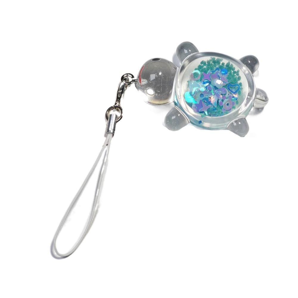 Прозрачный брелок для телефона в виде черепахи, подвеска, подвеска, маленькая черепаха, ремешок для телефона, подарок для девочки