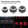 3 шт., ручка переключателя обогрева кондиционера, ручка переменного тока для Vw Passat B6 Jetta Bora Golf Mk5, запасные части для интерьера