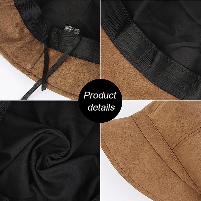 Женский замшевый берет в стиле ретро, осенне-зимняя бесформенная кепка рыбака, корейская восьмиугольная кепка художника для девушек Jk