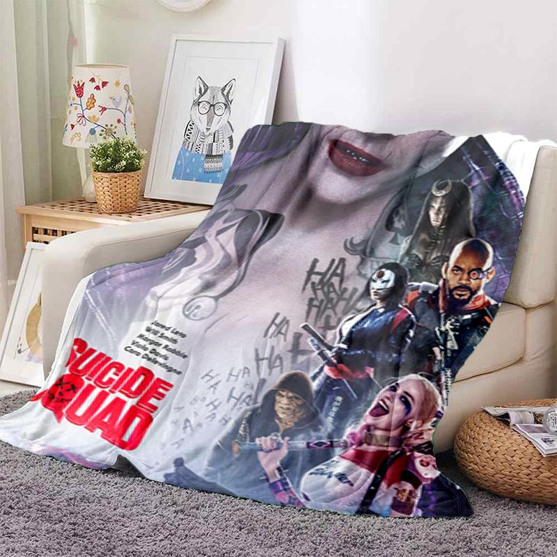 1PC Horror movie theme blanket, all-season lightweight home office outdoor nap multifunctional blanket, Halloween gifts