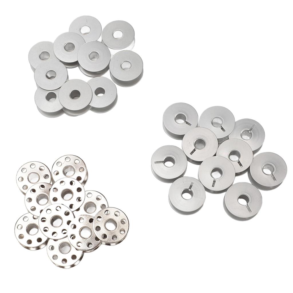 30 шт. Набор шпуль для швейной машины челночного стежка, промышленный металл 55623A, прорезной алюминиевый 270010, утюг с 