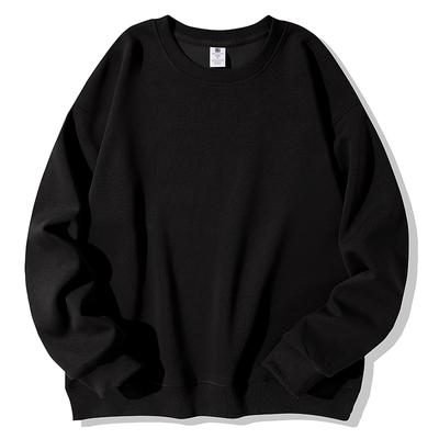SLEEPSINERO С длинным рукавом Свободный Оверсайз Хлопок Плюс Большой Длинный Однотонный Длинный Женский Свитшот, Все, Посадка, Стройнящий, Свитшот, Универсальный, Размер,