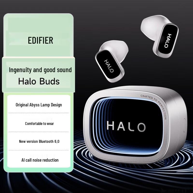 Edifier Halo Buds Abyss Cyber RGB Полувкладыши Bluetooth