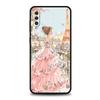 Мультяшный чехол для телефона с девочкой для Samsung Galaxy A56 A36 A26 A16 A34 A24 A42 A22 A20 A12 A40 A30 A10 5G Мягкий ТПУ чехол-оболочка Funda Сумка