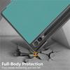 Tablet Case For Samsung Galaxy Tab S9 Plus Case 12.4 Folding Stand Hard PC Back Magnetic Book Cover For Samsung Galaxy S9 Plus Tablet Case