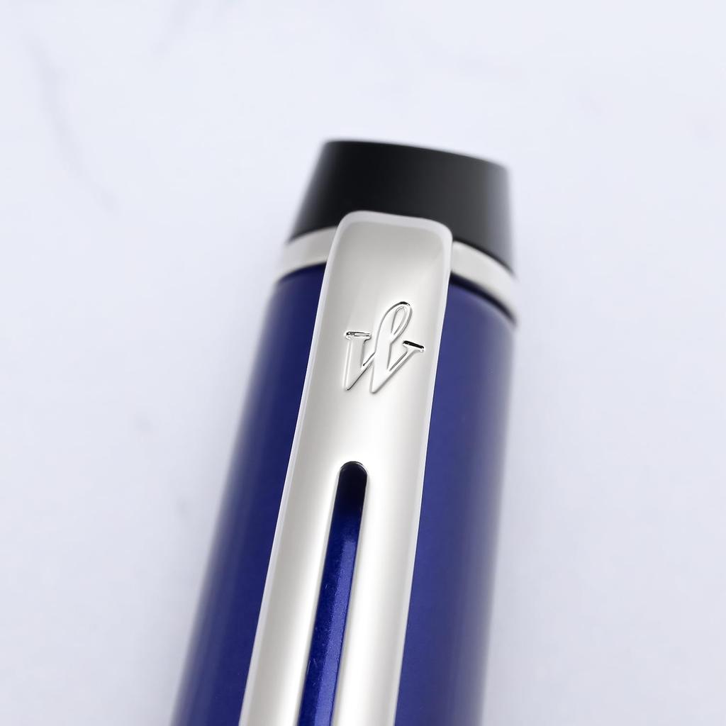 Waterman Ballpoint Pen Expert Essential Dark Blue CT Fine Point Gift Box Genuine Imported Product 2093761 Oil-based