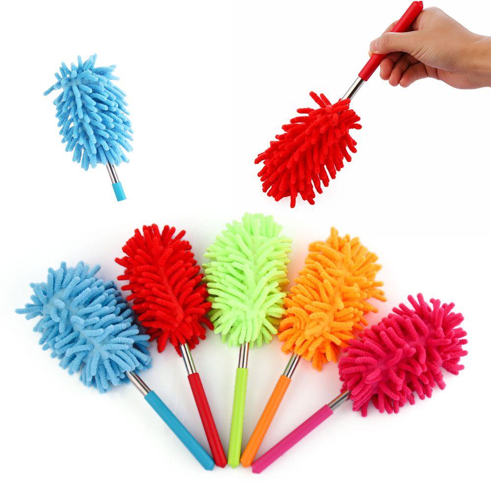 Handle Car Cleaner Extendable Brush Microfiber Feather Duster Microfibre Telescopic Magic Duster